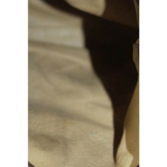 Gucci Bucket Bag Early Diamante Line Drawstring Toffee and Dark Brown Leather - Picture 6 of 10